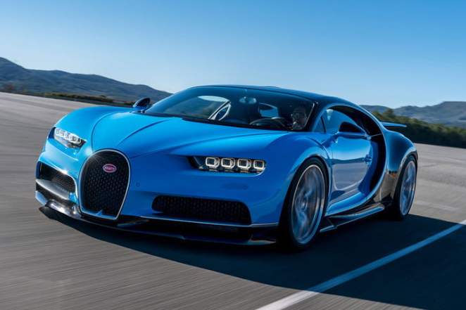 Bugatti Chiron - the most expensive cars in the world