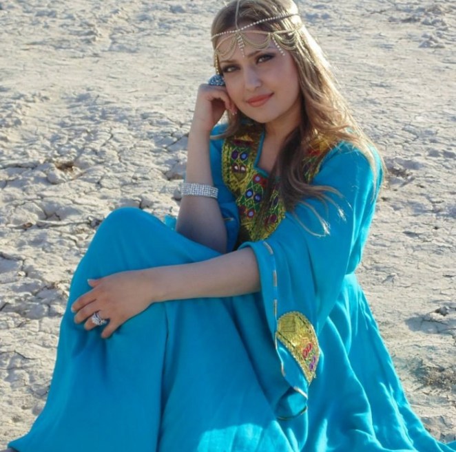 Mojda Jamalzada beautiful Afghan women