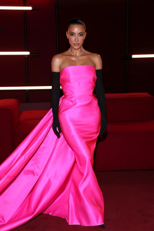 Kim Kardashian wore a Balenciaga dress to the 2023 LACMA Gala.