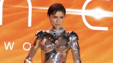 Zendaya, the sexiest "robot". He wore an unusual outfit at the premiere of his new film