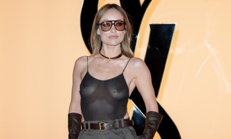 Olivia Wilde with breasts “in the wind” on the red carpet. It caught all eyes