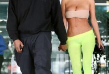 Kanye West is guarding his sexy wife! Bianca Censori went out almost naked
