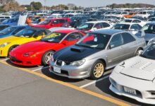Cars at auto auction