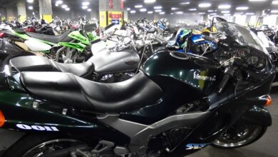 Motorcycles at auction in Japan